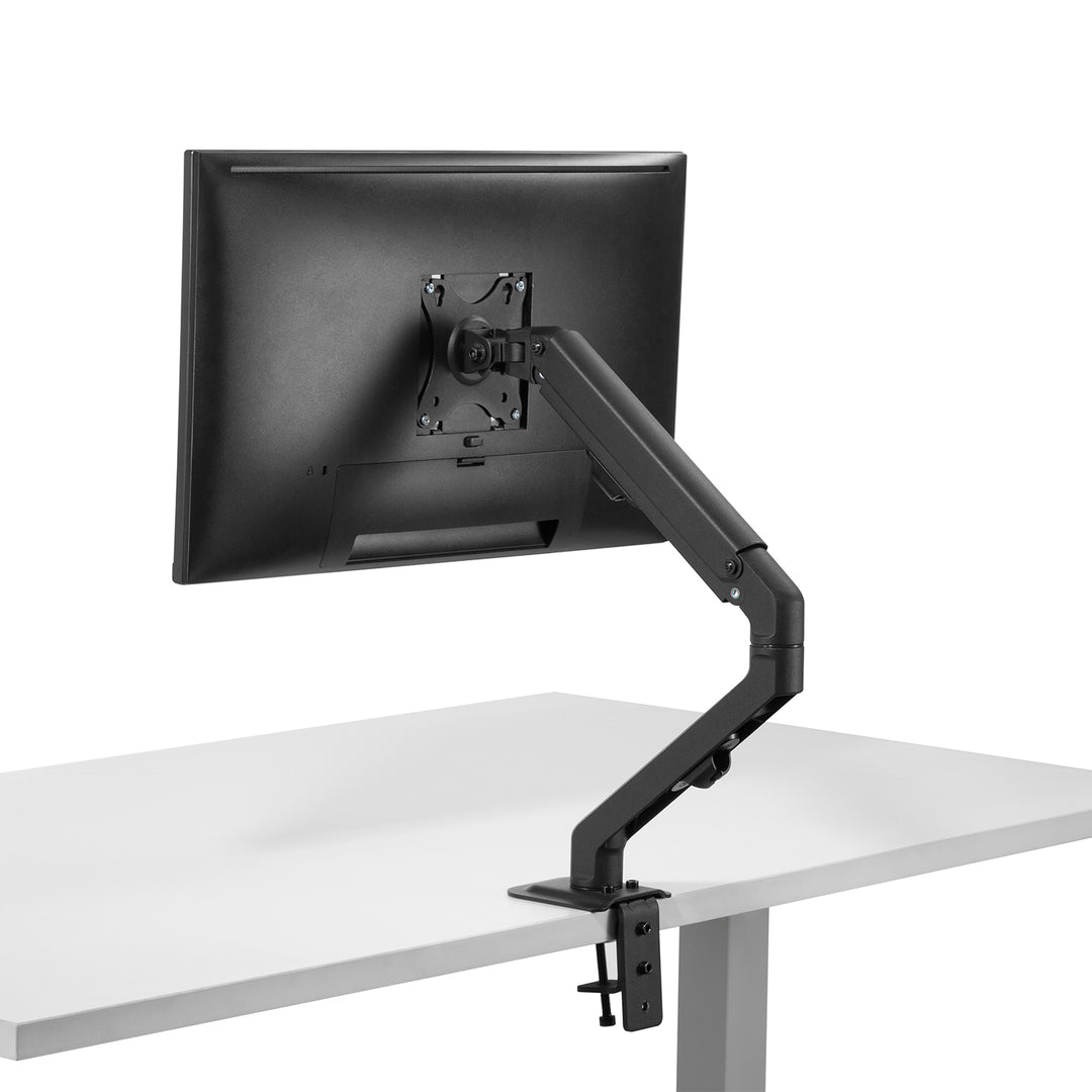 Soporte de sobremesa universal para monitor Maclean, muelle mecánico 17"-27" 7kg, VESA 75x75,100x100, MC-906