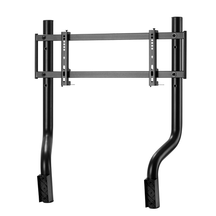Simulador de corrida Cockpit 3 em 1 Assento gamer até 130kg Suporte para alavanca de câmbio Suporte para volante Suporte para TV até 50" Max. Vesa 400x200...