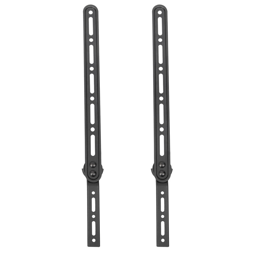 Suporte para barra de som universal até 15 kg Suporte para alto-falante para montagem abaixo ou acima da TV Ajustável...