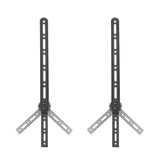 Suporte para barra de som universal até 15 kg Suporte para alto-falante para montagem abaixo ou acima da TV Ajustável...