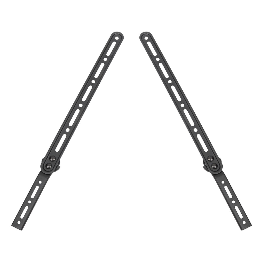 Suporte para barra de som universal até 15 kg Suporte para alto-falante para montagem abaixo ou acima da TV Ajustável...