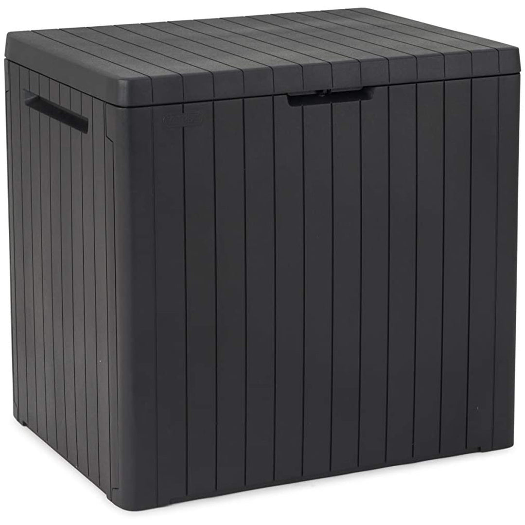 Caixa de jardim resistente a baixas temperaturas e radiação UV Keter City Storage Box 113L