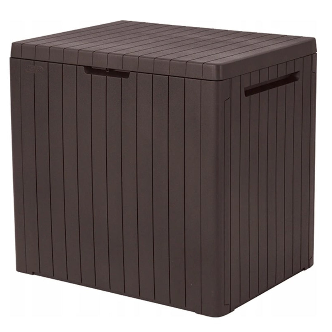 Caja de jardín resistente a bajas temperaturas y radiación UV Keter City Storage Box 113L