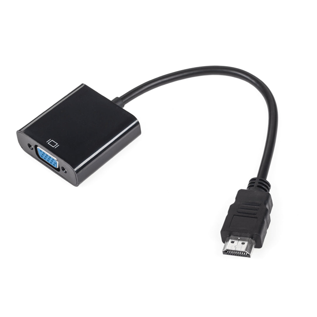 Conector adaptador de ficha HDMI - VGA + tomada de ÁUDIO