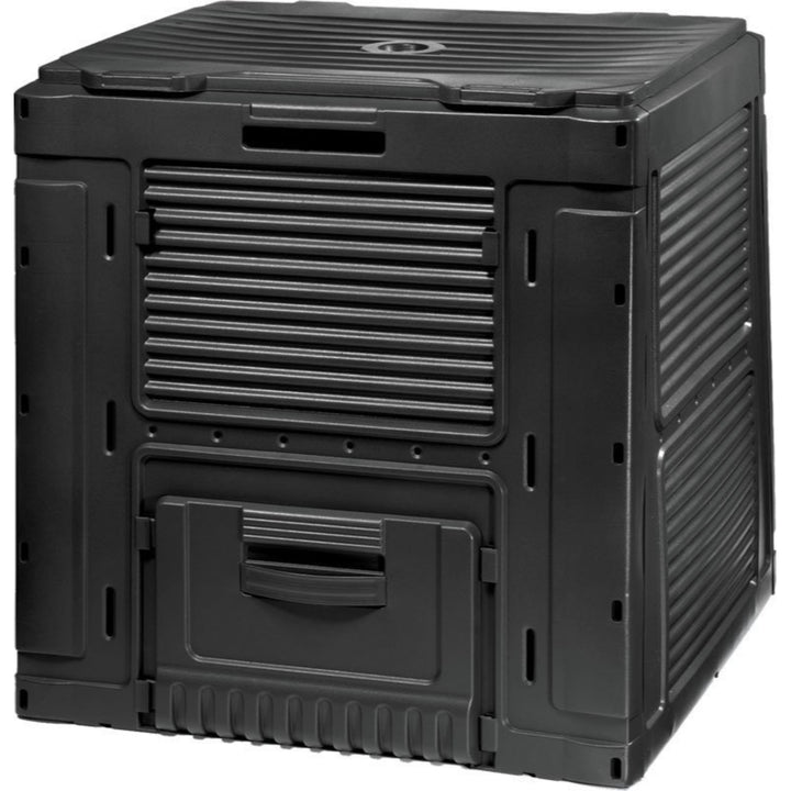 Compostador de plástico para jardín, construcción duradera, estable, plegable  470L E-COMPOSTER Keter