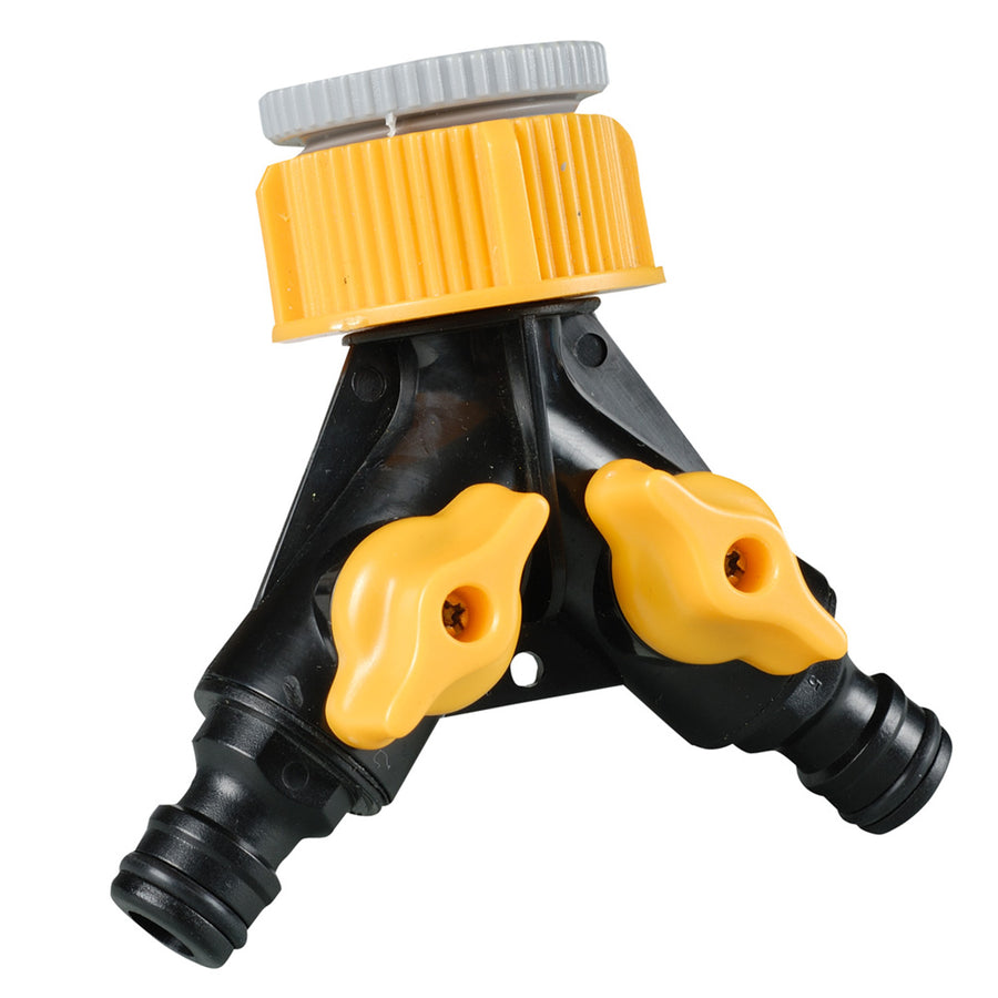 Distribuidor de água de 2 vias com 2 portas, coletor duplo 1"- 3/4" Greenmill GB1682C