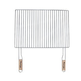 Grelha, grelha para churrasco 54x38cm aço cromado Master Grill &amp; Party MG252