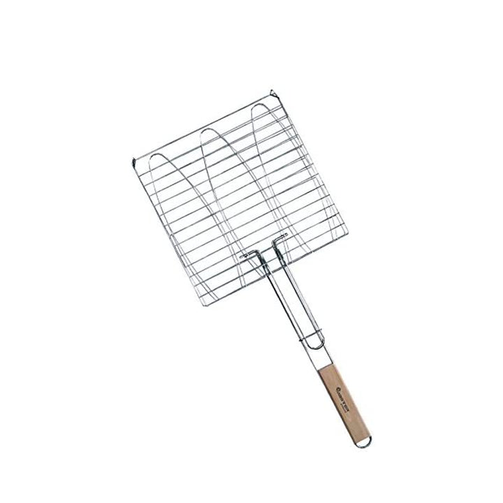 Grelha Tripla para Assar Peixe Churrasco Grelha Tripla Master Grill MG282