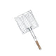 Grelha Tripla para Assar Peixe Churrasco Grelha Tripla Master Grill MG282