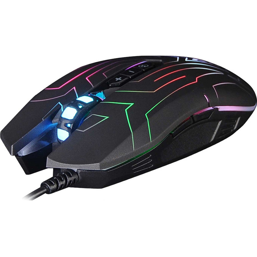 A4tech XGame X77 Maze Oscar Neon Gaming Mouse Iluminación de neón 2400 DPI