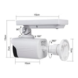 Câmera solar falsa, LED piscando, sensor de movimento, iluminação LED, adesivo grátis, SOL1800S