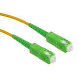 Cabo patchcord de fibra óptica Maclean, SC/APC-SC/APC, monomodo, comprimento 1m, simplex, G657A2, MCTV-431