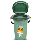 GreenBlue GB320GG Inodoro portátil practico WC 19l con tapa verde-gris