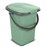 GreenBlue GB320GG Inodoro portátil practico WC 19l con tapa verde-gris