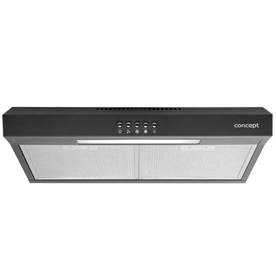 Exaustor preto iluminação LED Concept 50cm OPP1250BC