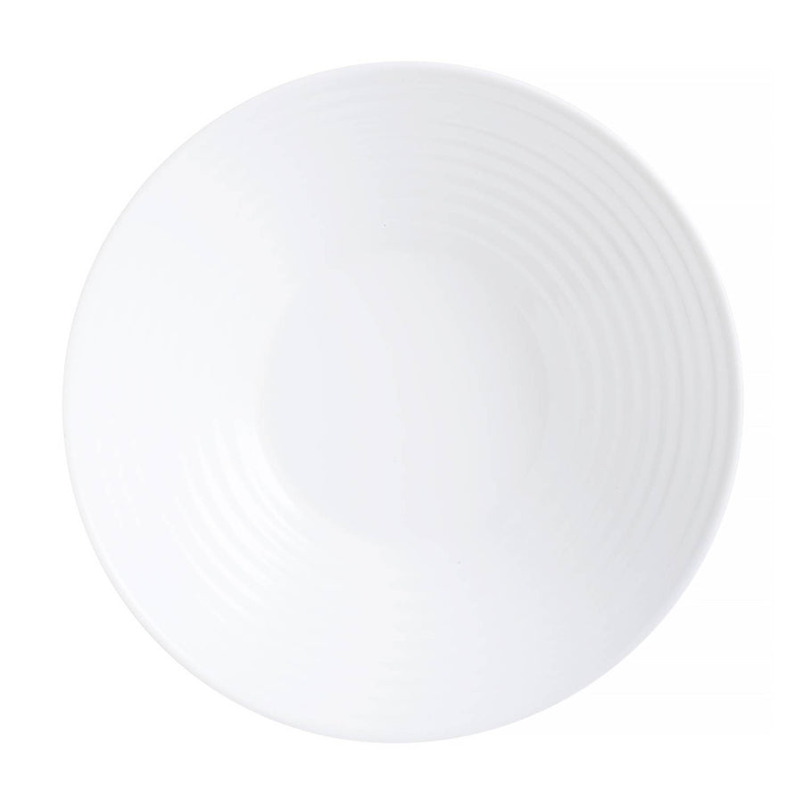 Talheres de vidro de 18 peças para 6 pessoas com prato de 20 cm de profundidade Harena LUMINARC