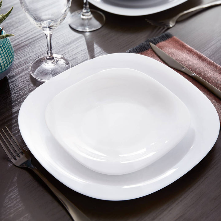 Serviço de mesa de 18 peças, talheres para 6 pessoas Carine Neo Blanco LUMINARC 06494