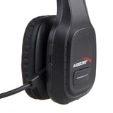 Audiocore AC864 Auriculares Bluetooth con micrófono de cancelación de ruido para el centro de llamadas Auriculares sobre la oreja 32 horas de tiempo de conversación Inalámbrica de manos libres Compatible con Google Assistant y Siri