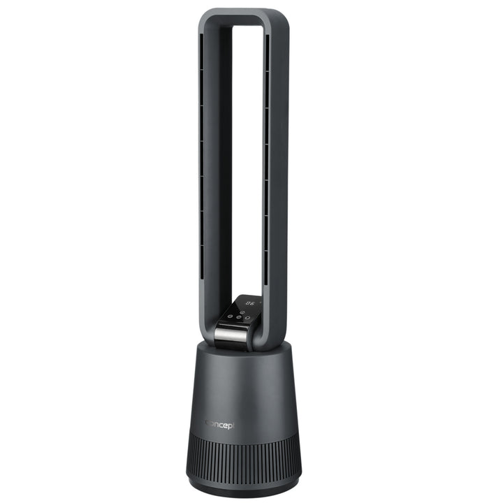 Ventilador de torre con mando a distancia, 50W, 97 cm, ventilador de pie con oscilación, 3 velocidades, temporizador de 15 horas, pantalla LED Concept VS5140