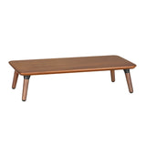 Soporte de madera para monitor/portátil Maclean, (500x240x120mm), color negro nogal, máx. 20kg, MC-930