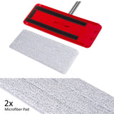 Conjunto de esfregão plano MaxiClean com balde de limpeza 2 em 1 Conjunto de esfregão de 5,7L Limpador de piso Limpador de sistema de limpeza de esfregão Cabeça de esfregão giratória 360 ° (conjunto de esfregão plano e balde + 2 tampas de reposição)