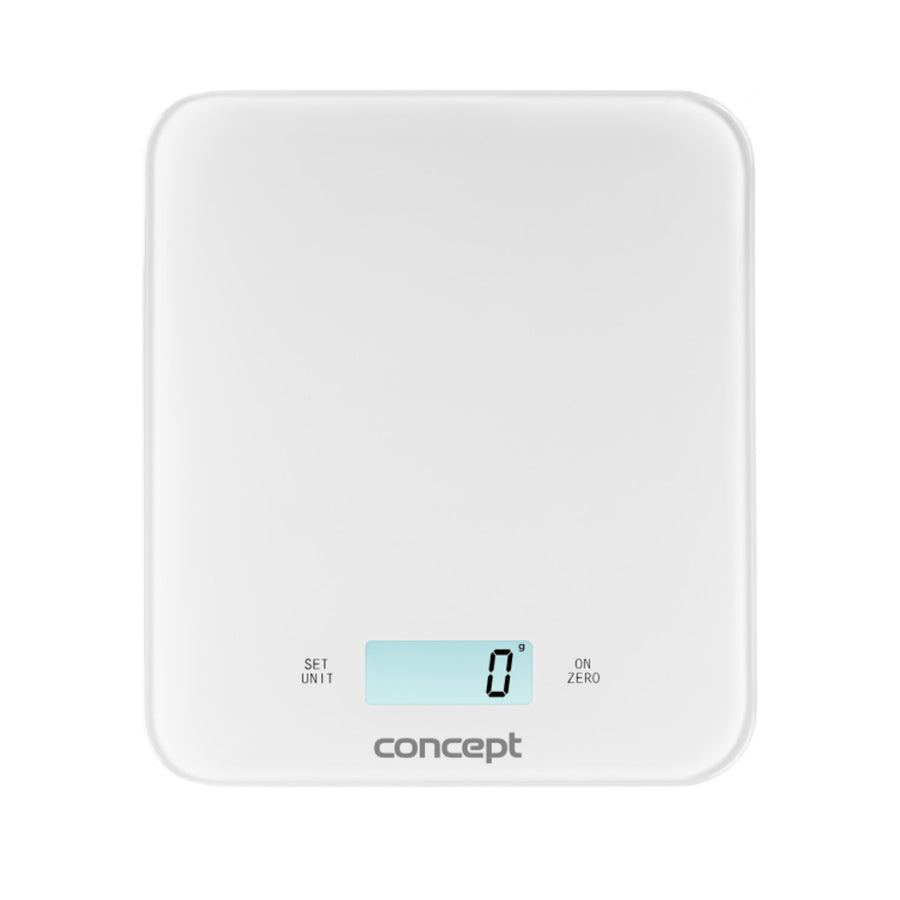 Balança de cozinha digital LCD Concept VK5711 com relógio e temporizador até 15 kg