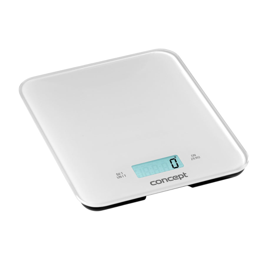 Balança de cozinha digital LCD Concept VK5711 com relógio e temporizador até 15 kg