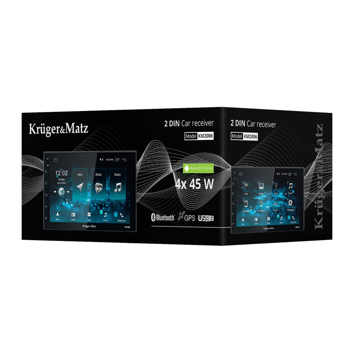 Autorradio Kruger&Matz KM2006 pantalla de 7", sistema Android 10