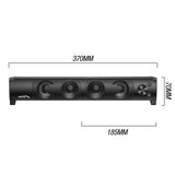Altavoz 2 en 1 2.0 para PC con función de barra de sonido Retroiluminación RGB Altavoz estéreo 2x3W RMS Fuente de alimentación AUX 3,5 mm USB