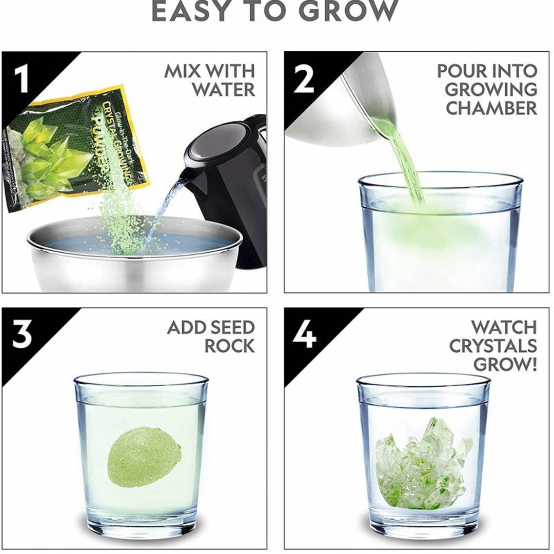 National Geographic – Laboratório para cultivar um cristal que brilha no escuro