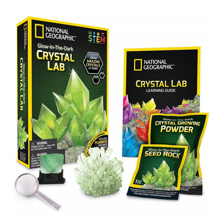 National Geographic – Laboratório para cultivar um cristal que brilha no escuro