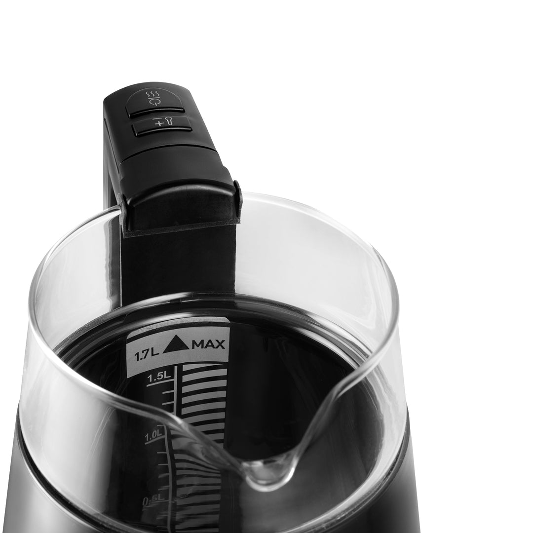 Chaleira elétrica com display digital 5 ajustes de temperatura, rotação de 360° função manter quente 1,7 L CONCEPT RK4170