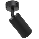 Candeeiro de teto/parede Maclean, spot, móvel, alumínio, 1xGU10, 55x100mm, preto mate, MCE451 B