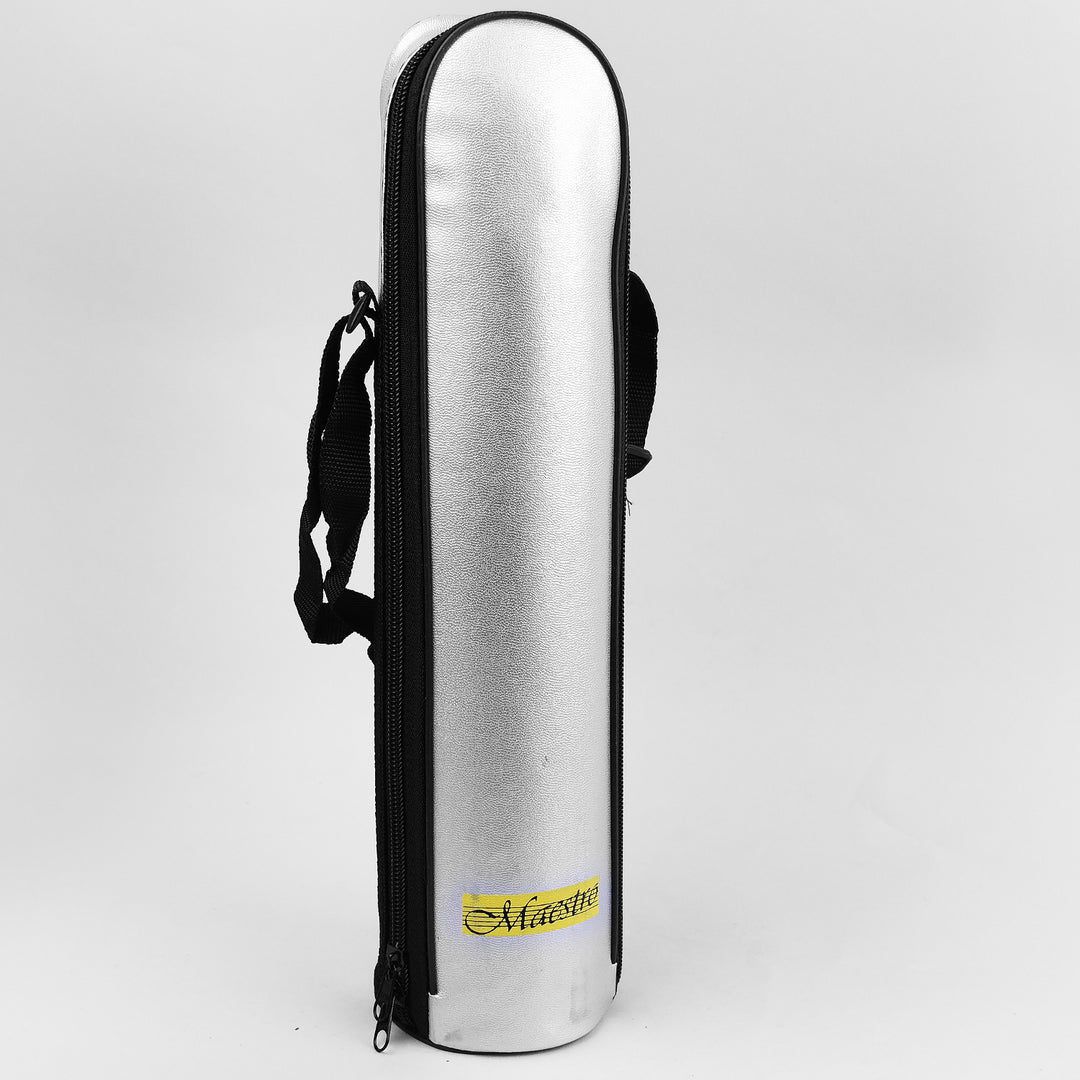 Botella aislante de acero inoxidable con vaso y bolsa de transporte para bebidas calientes o frías (1000ml)