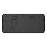 Grande relógio digital com sensor de temperatura tela LED 37x17cm Mesa de alarme ou relógio de parede alimentado por cabo ou baterias