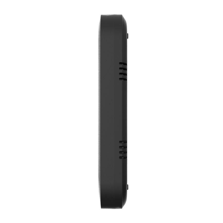 Grande relógio digital com sensor de temperatura tela LED 37x17cm Mesa de alarme ou relógio de parede alimentado por cabo ou baterias
