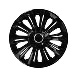 Tampões universais 16" Strong, lacados a preto, 4 peças