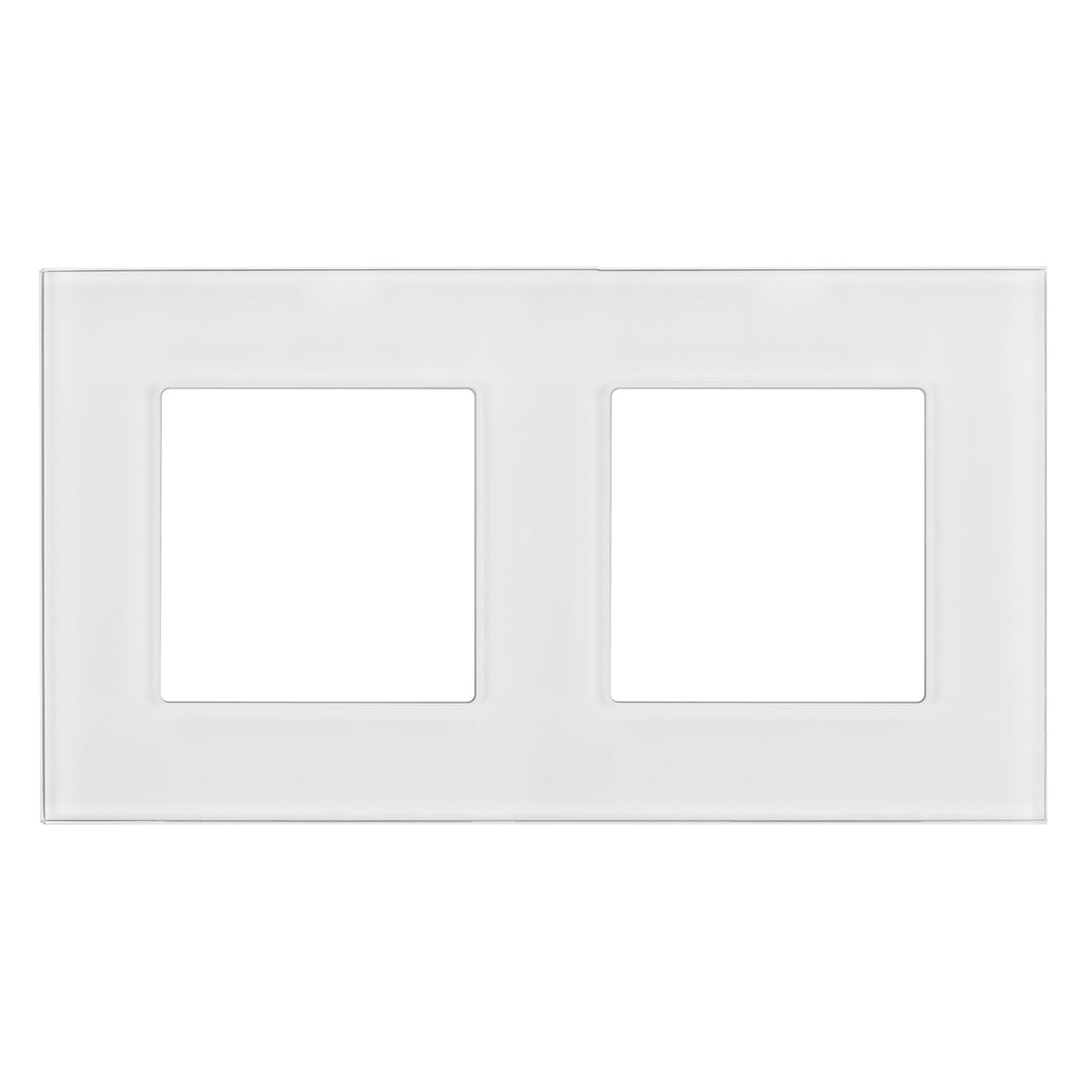 Marco de cristal Maclean, doble, blanco, 157x86mm, MCE729W