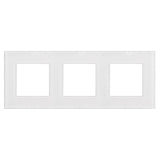 Moldura de vidro Maclean, tripla, branca, 228x86mm, MCE731W