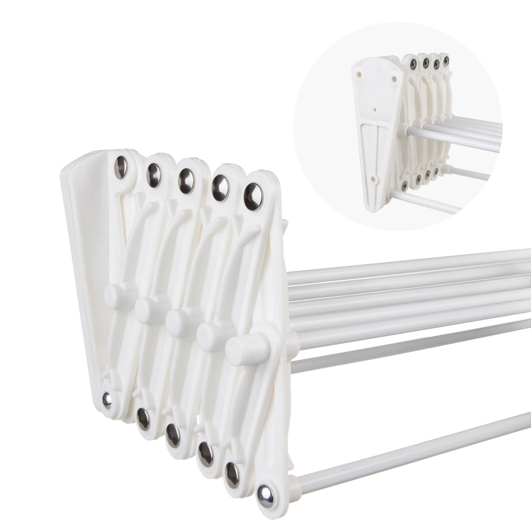 Secador de roupa dobrável branco Toalheiro dobrável branco