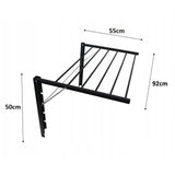Secador de parede Majka Secador de parede (90 cm, preto)