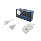 ML42N LED Cortina de Luzes de Fadas 5m 250 LED Iluminação Deco para Interior e Exterior 8 Modos de Luz Icicle (Azul)