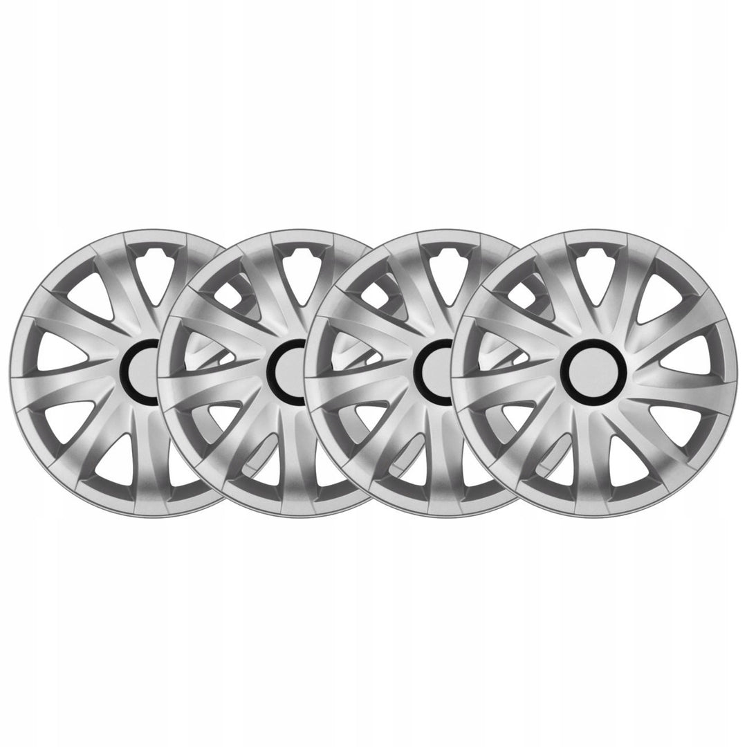 NRM Kando - Embellecedores de rueda Embellecedores de rueda - Juego completo de 4 piezas - plata - 15" pulgadas