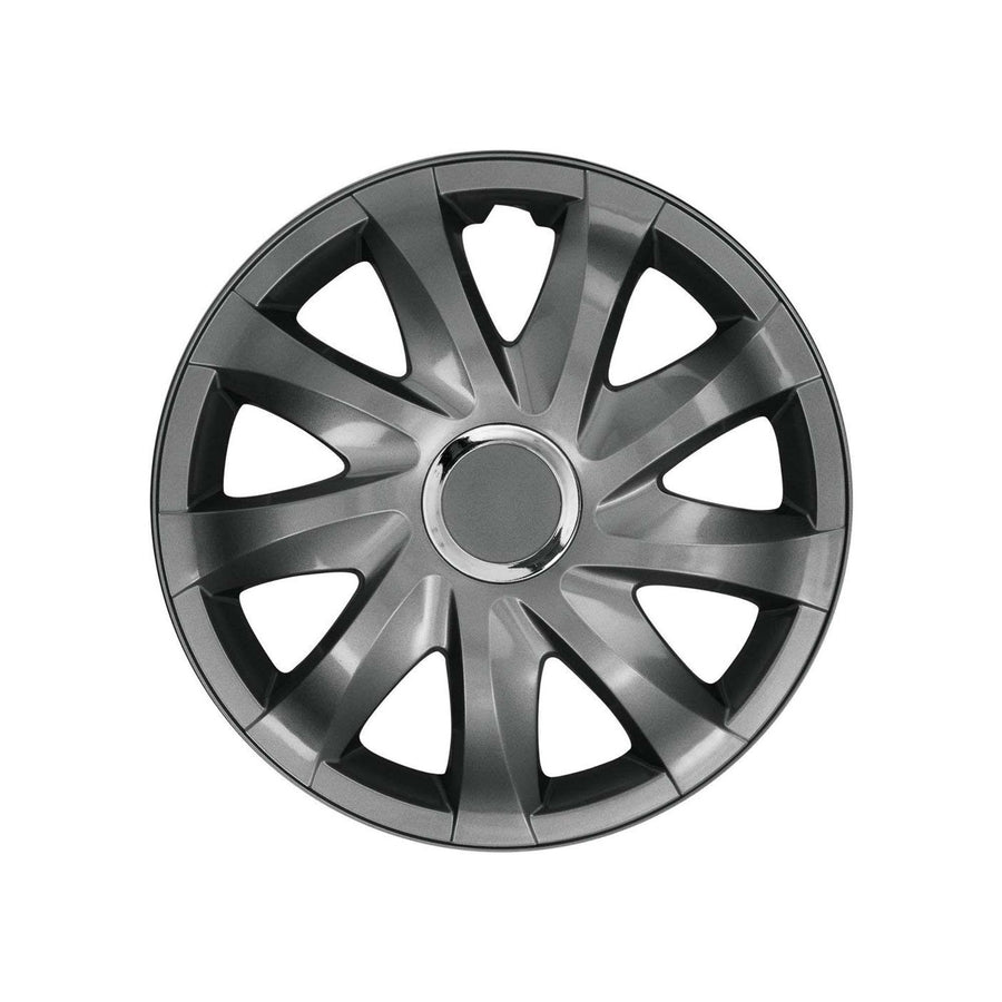 NRM Drift Wheel Trims Guarnições de roda - Conjunto completo de 4 peças - Grafite - 16" polegadas