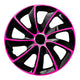 Calotas 17" NRM EXTRA STIG PINK BLACK rosa/preto 4 peças