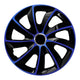Bonés 15" NRM EXTRA STIG AZUL PRETO azul/preto 4 peças