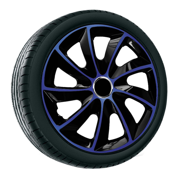 Tapas 16" NRM EXTRA STIG AZUL NEGRO azul/negro 4 piezas