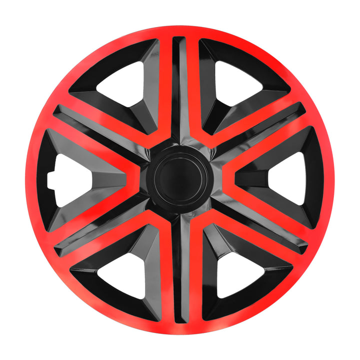 Tapones 14" NRM ACTION DOUBLECOLOR ROJO NEGRO 4 piezas