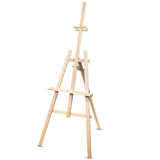WOODOK Caballete de pintura con ajuste de altura, madera de haya estable, madera natural ecológica, para adultos y niños, profesional