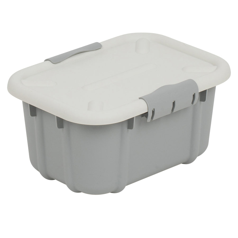 Recipiente de armazenamento BranQ Velur 3,6L com tampa cinza claro